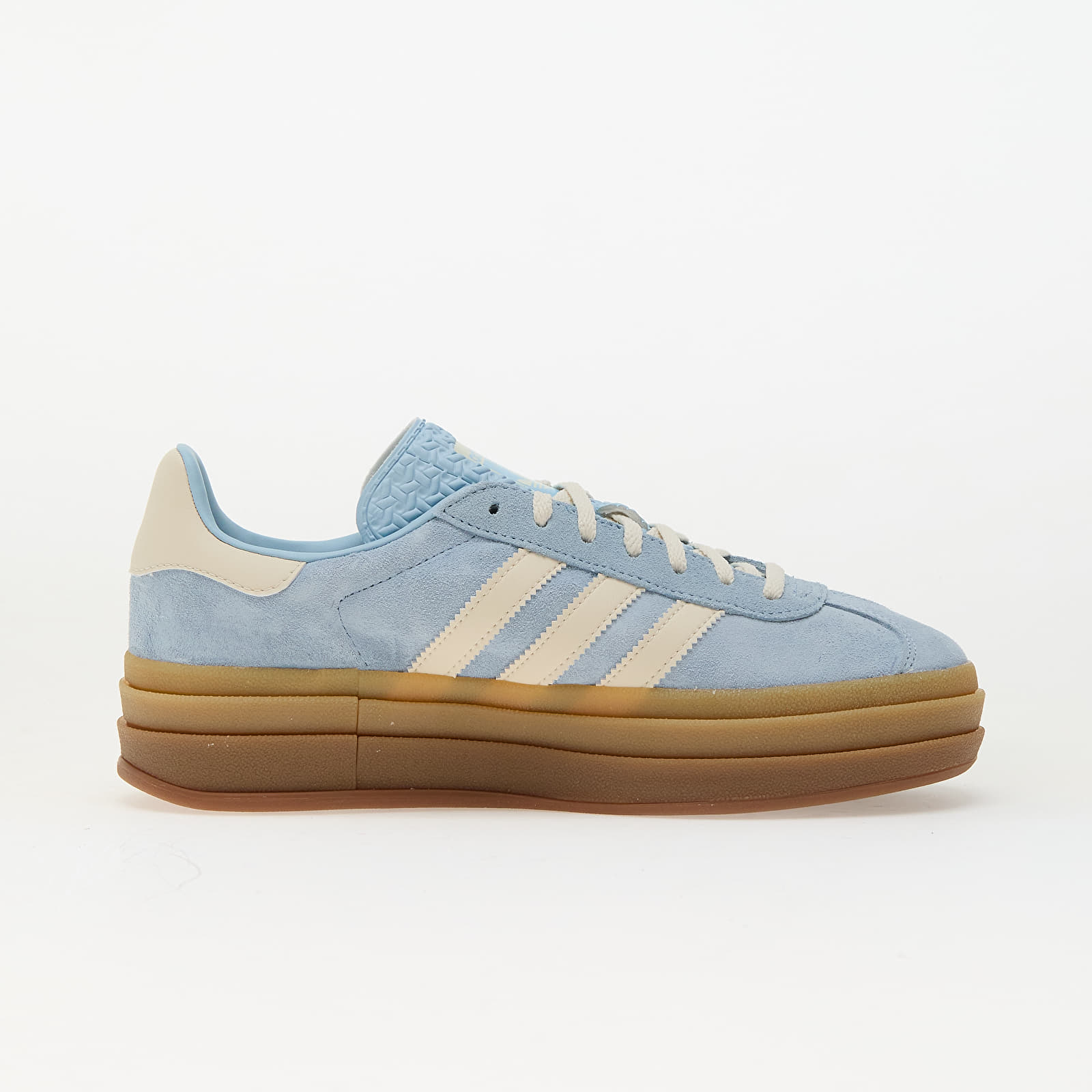 Frauen adidas Gazelle Bold W Clear Sky/ Crew White/ Gold Metallic