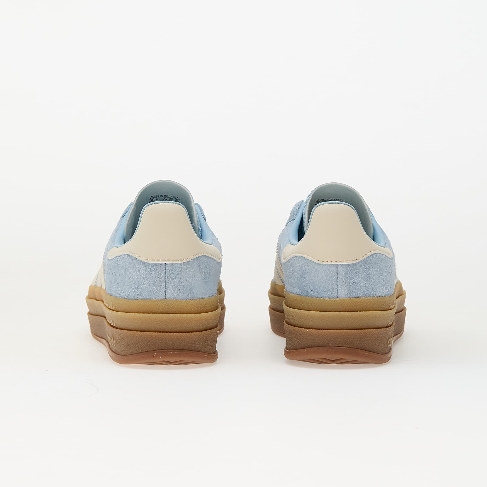 Frauen adidas Gazelle Bold W Clear Sky/ Crew White/ Gold Metallic