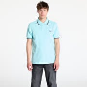 FRED PERRY Twin Tipped Shirt Mint Blue/ Olive Mint/ French Navy