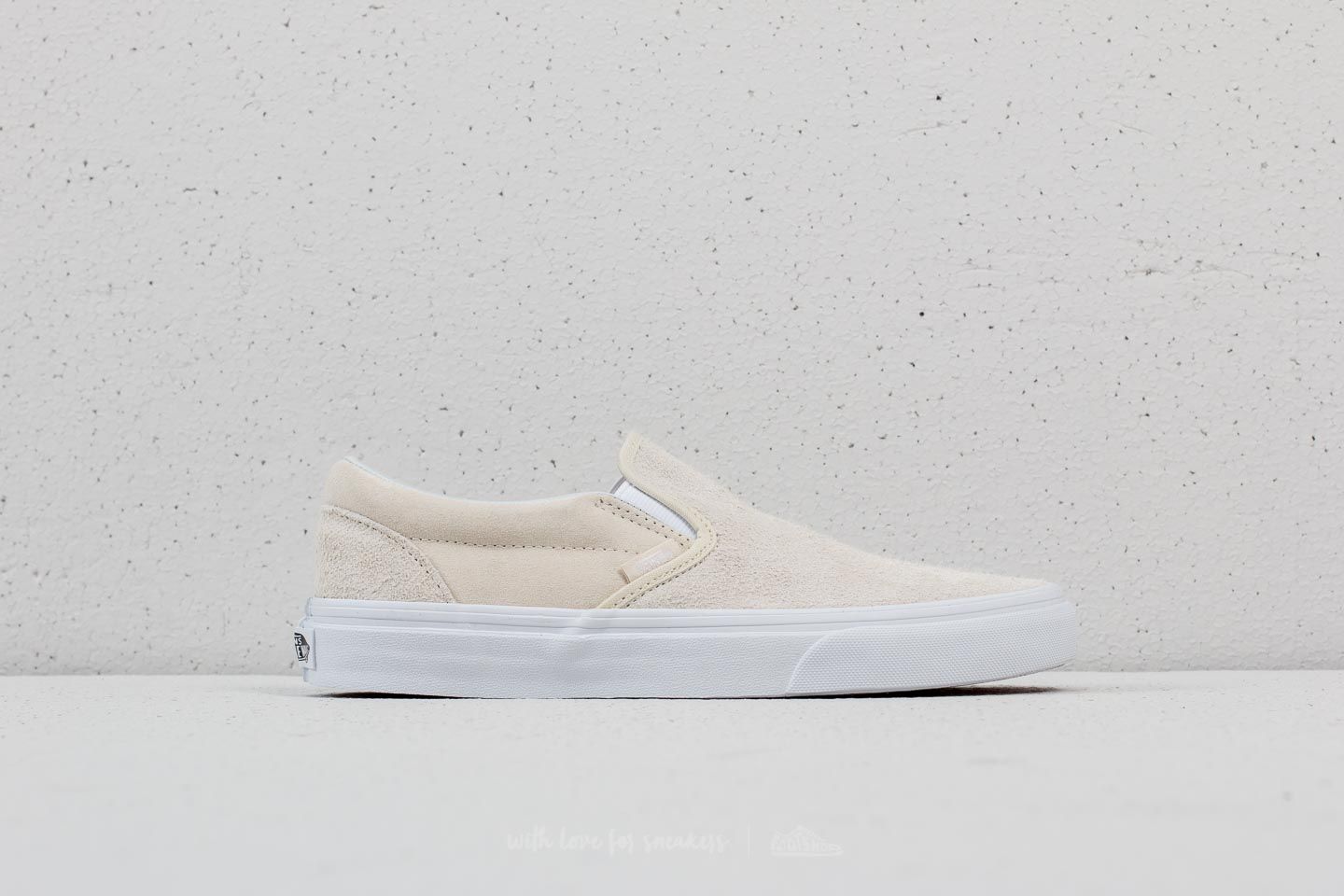 Hairy suede classic slip on vans sales