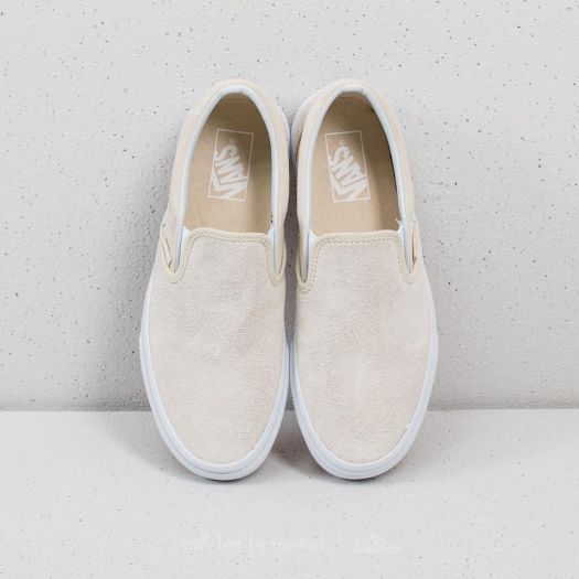 Manner Vans Classic Slip On Hairy Suede Turtledove Footshop
