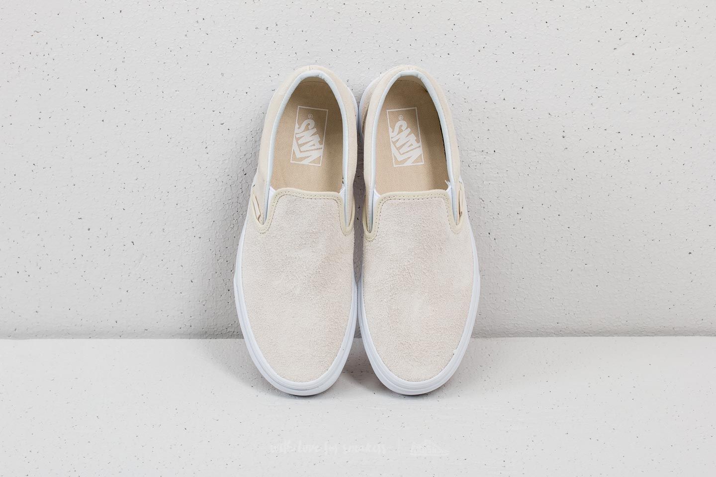 Men s shoes Vans Classic Slip On Hairy Suede Turtledove Footshop