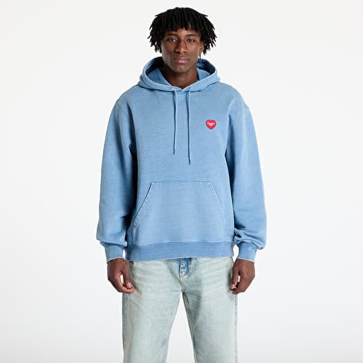 Carhartt WIP Hooded Ingo Sweat UNISEX Light Blue Garment Dyed