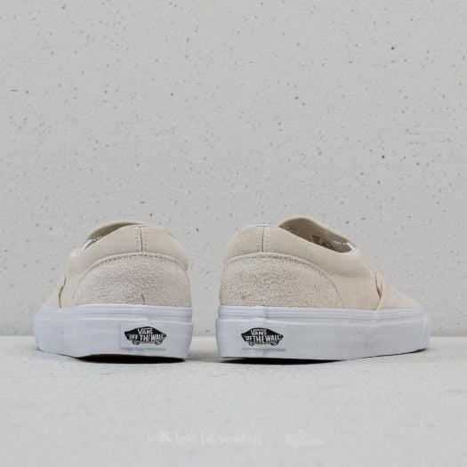 Vans classic slip on hairy suede store