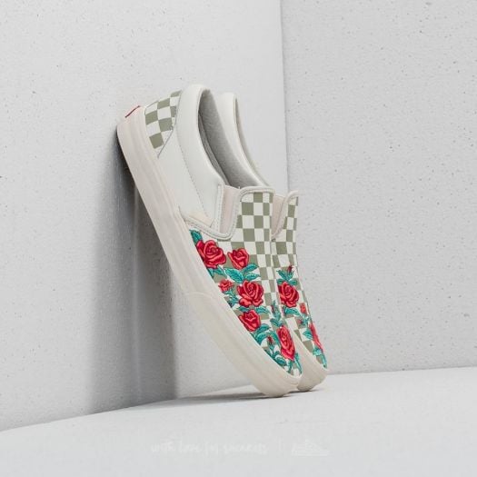 Vans Classic Slip On D Rose Embroidery