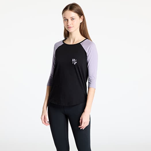 T-krekls Horsefeathers Kirby Top Black/ Lavender