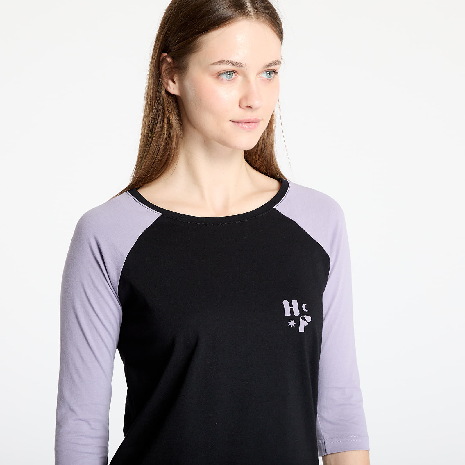 T-shirts Horsefeathers Kirby Top Black/ Lavender