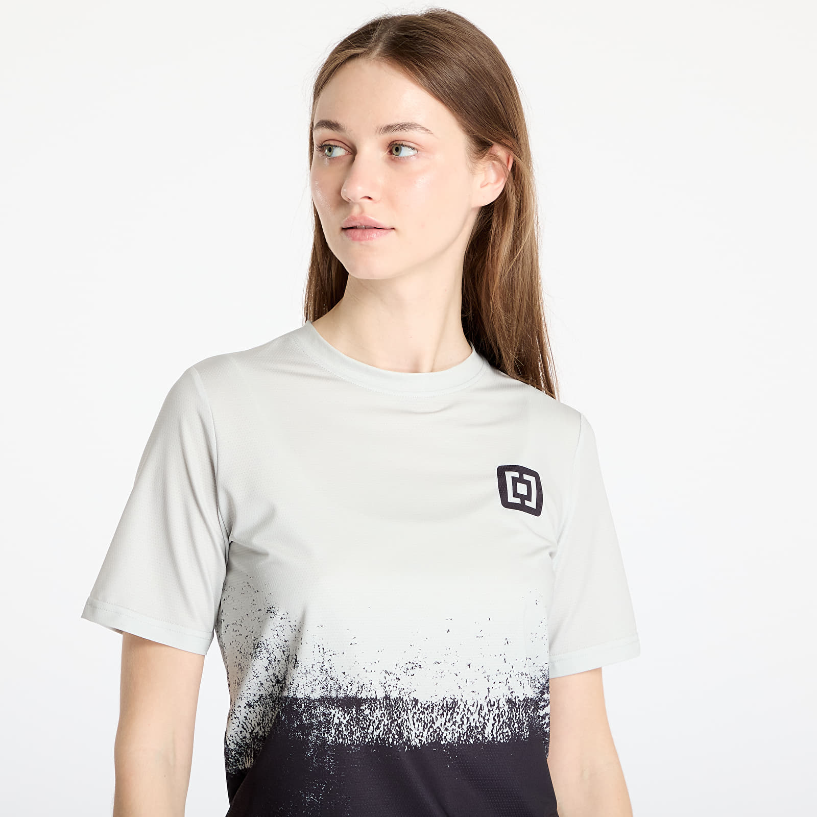 T-shirts Horsefeathers W Quantum Bike Jersey Silver Birch/ Black