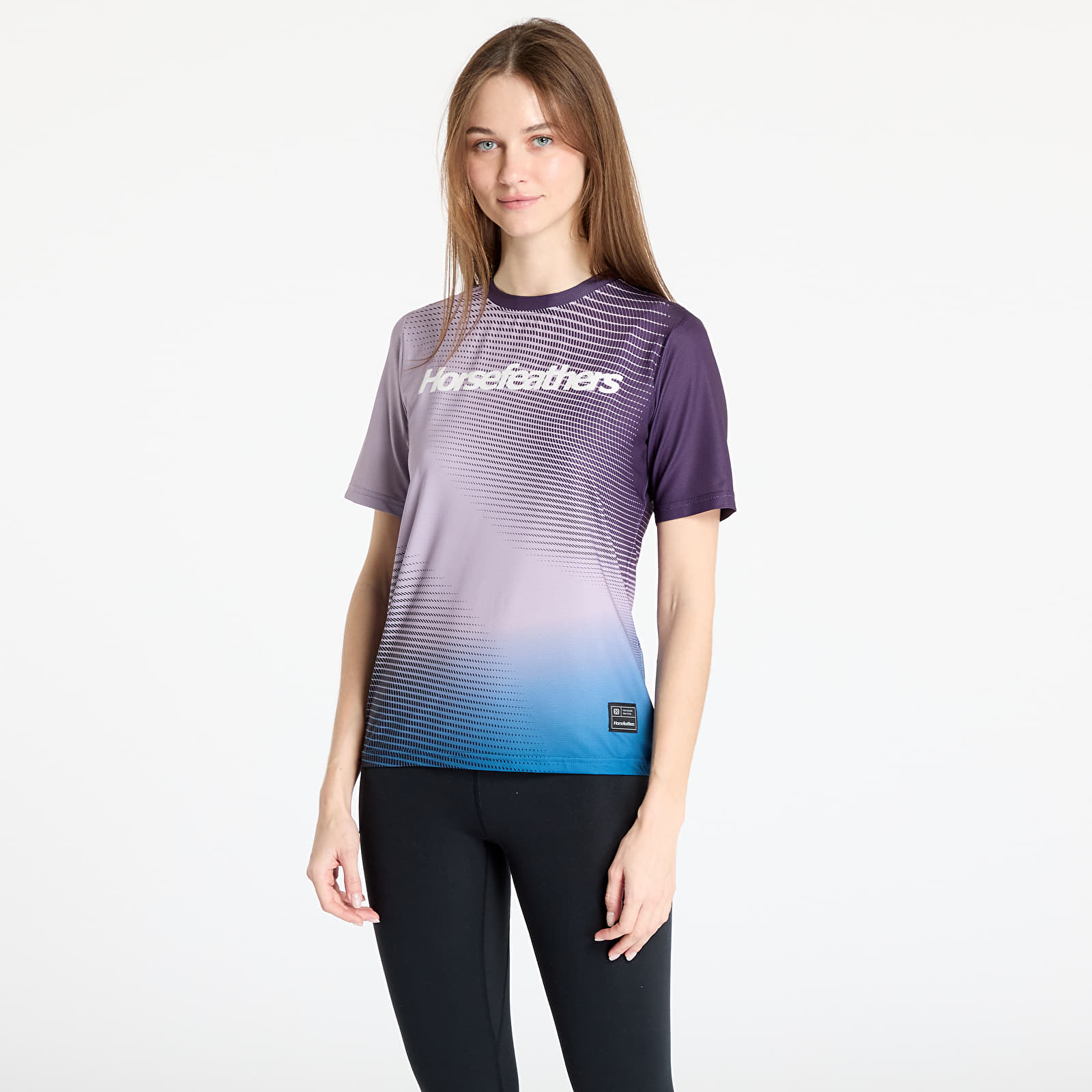 T-paidat Horsefeathers W Quantum Bike Jersey Iris Fade Out