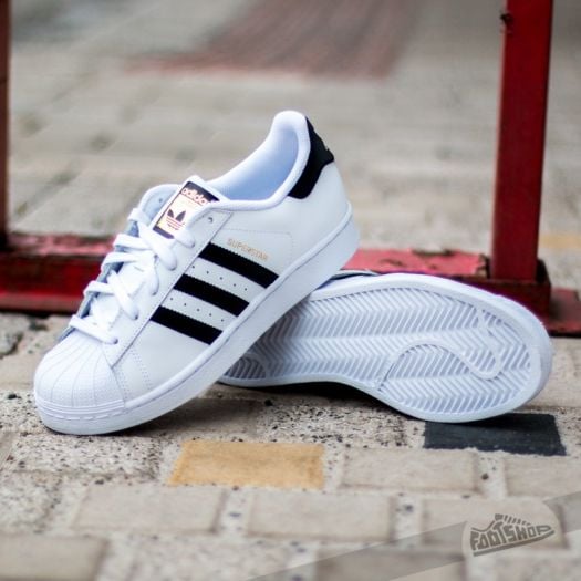 Shoes adidas Superstar J White Black Stripes Footshop