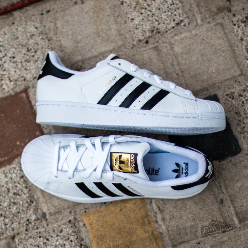 Scarpe adidas Superstar J White Black Stripes Footshop