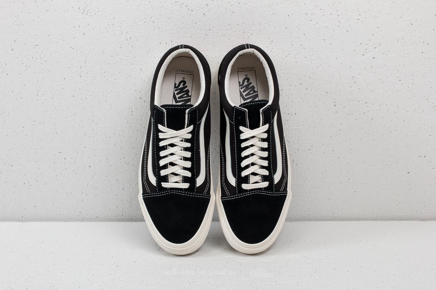 Vans old store skool black marshmallow
