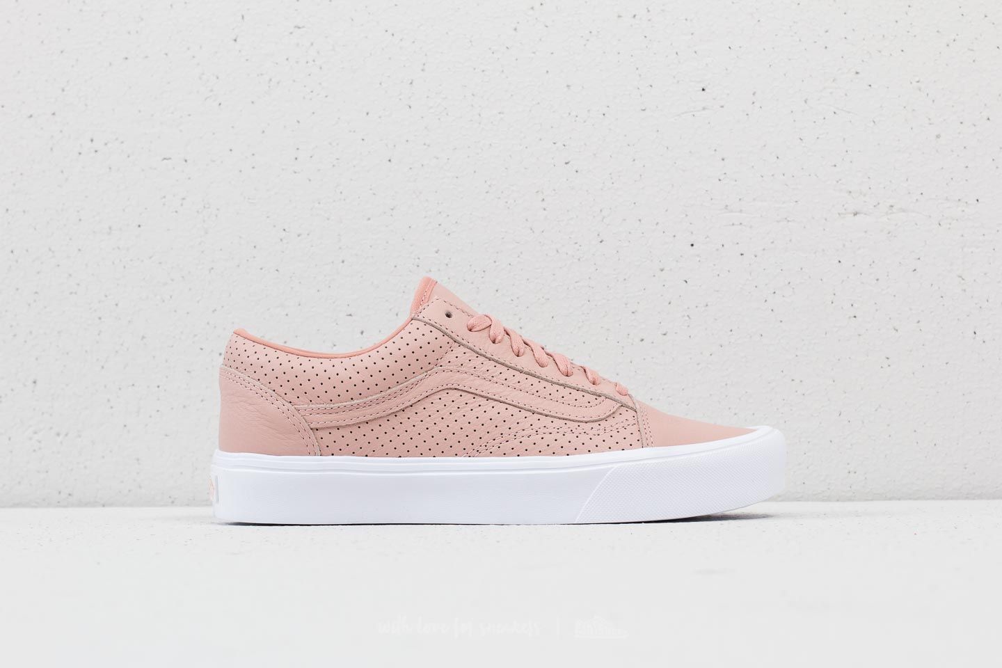 Damen Sneaker und Schuhe Vans Old Skool Lite Perf Blush Pink True White Footshop