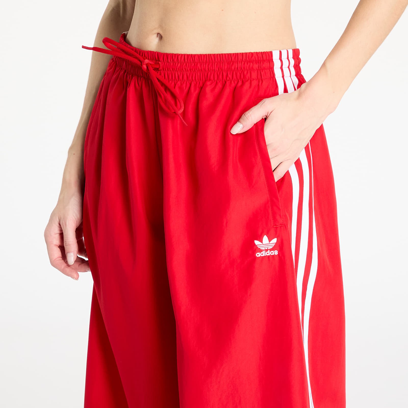 Püksid adidas Firebird Oversized Track Pant Better Scarlet