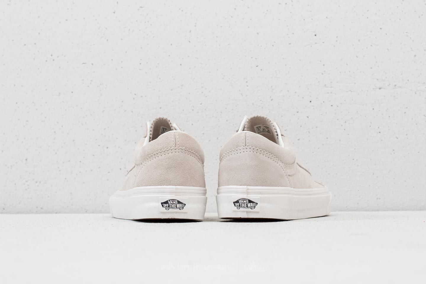 Vans old skool hummus suede true white womens on sale
