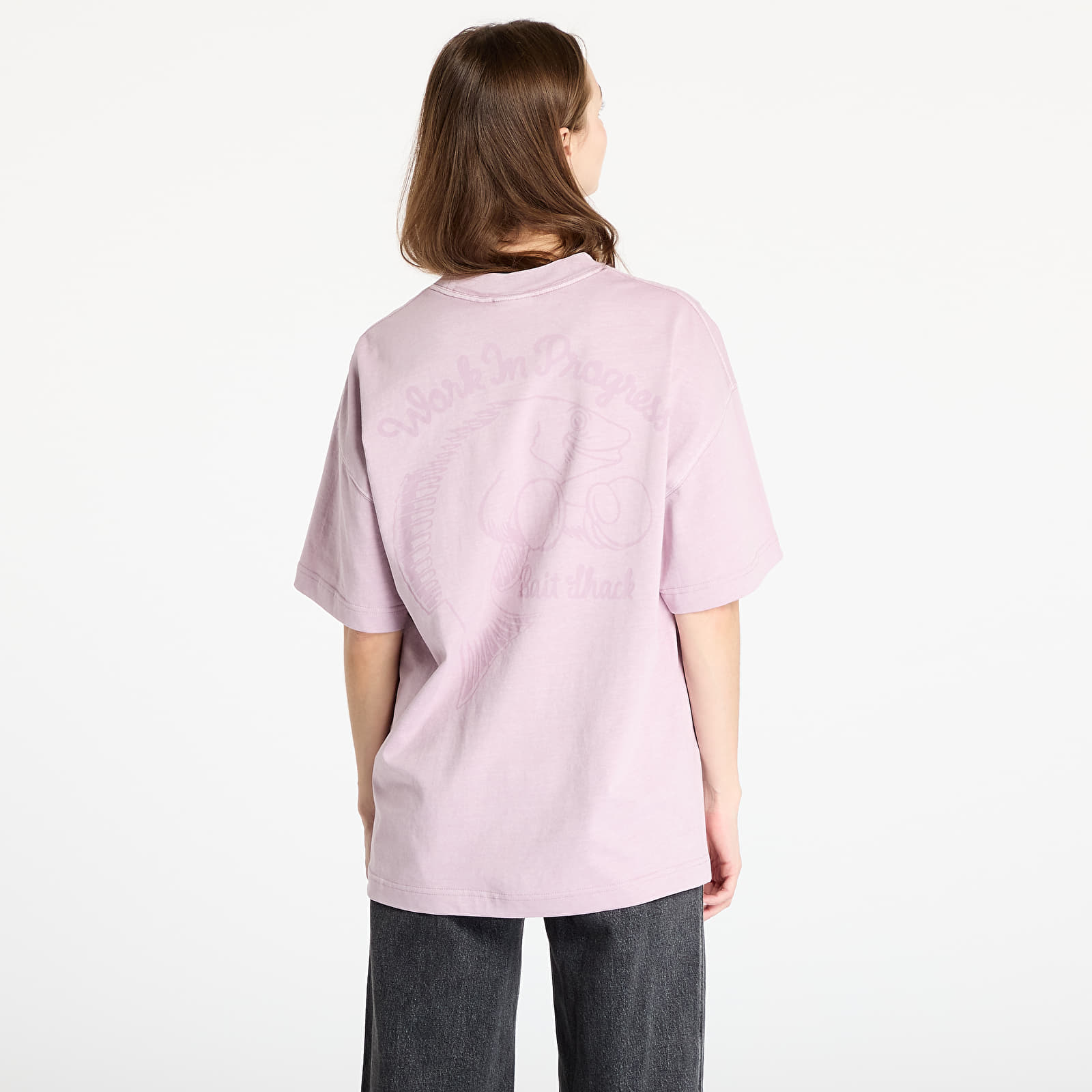 Férfi pólok Carhartt WIP S/S Bait Shack T-Shirt UNISEX Hortensia