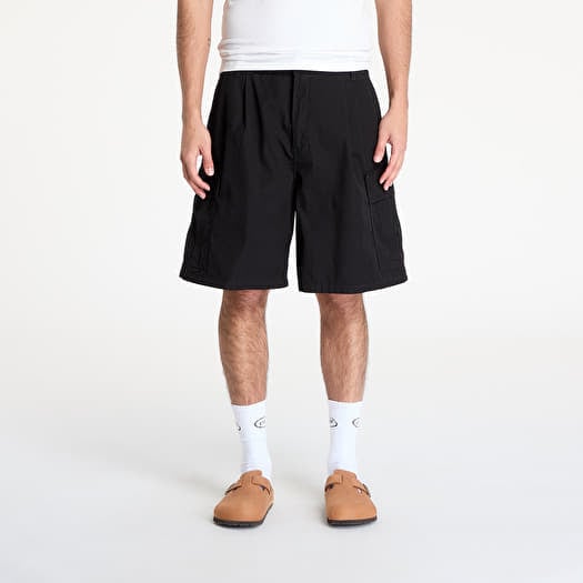 Šortai Carhartt WIP Cole Cargo Short Black Rinsed