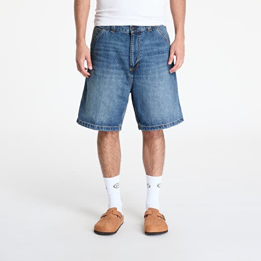 Šortai Carhartt WIP OG Single Knee Short Blue Dark Used Wash