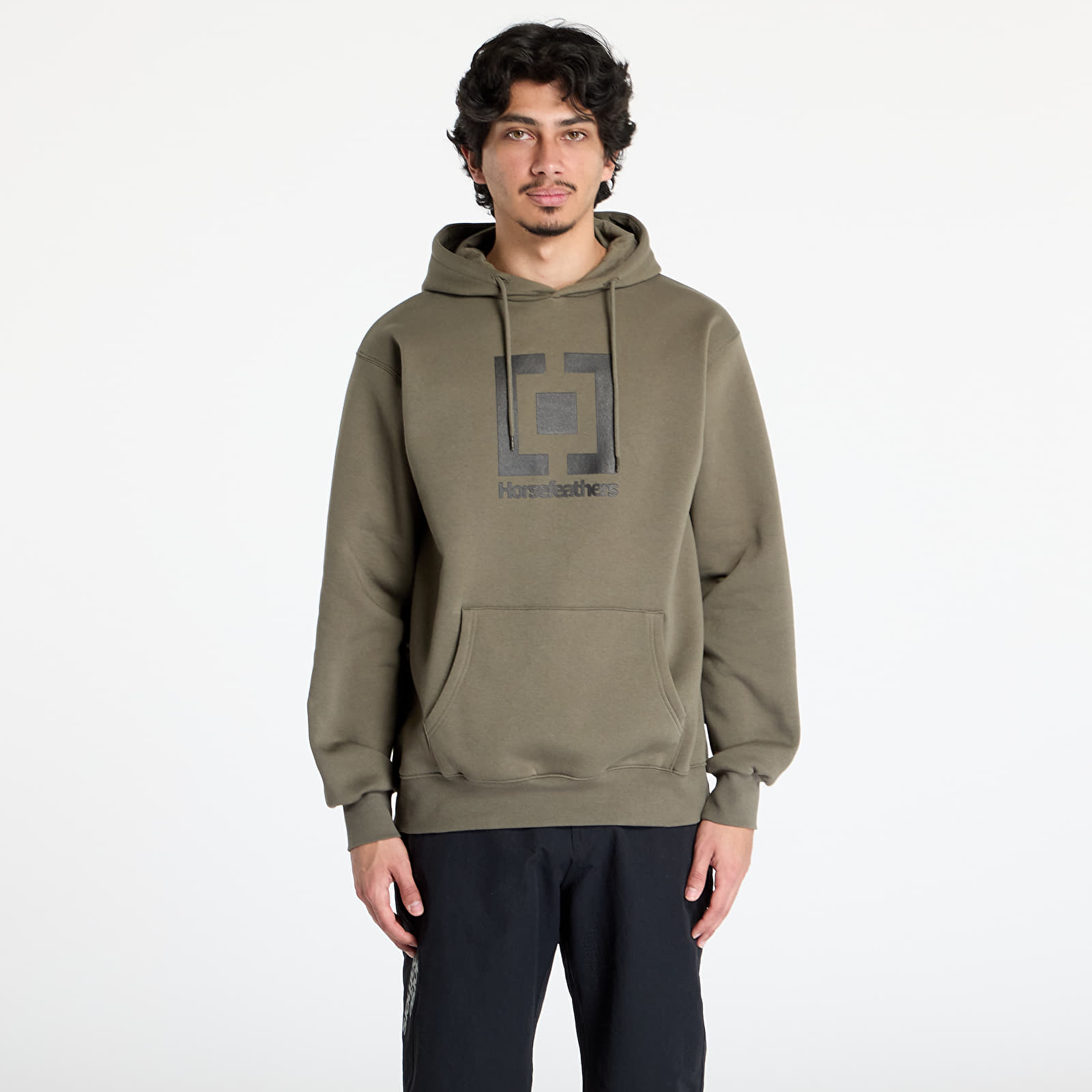 Sweatjacken und Sweatshirts Horsefeathers Leader Sweatshirt Burnt Olive