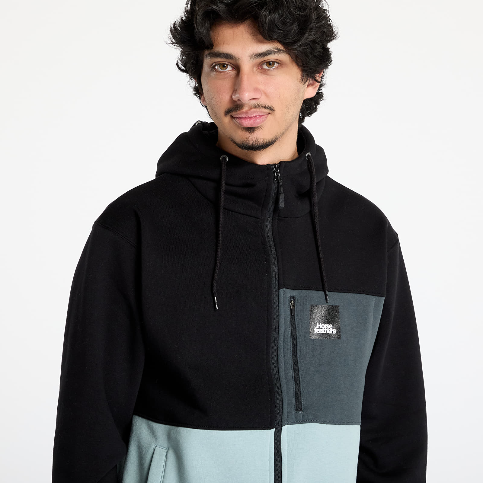 Hoodies and sweatshirts  Horsefeathers Vick Sweatshirt Black/ Blue Haze