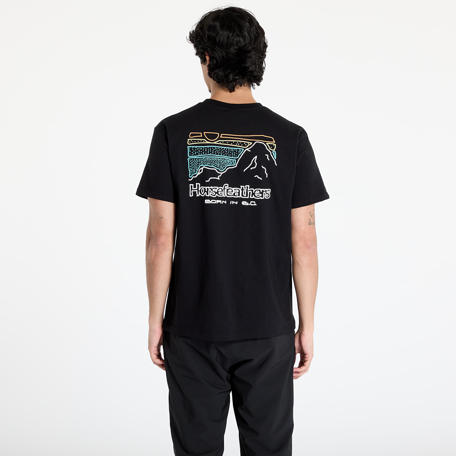 T-shirts Horsefeathers Diary T-Shirt Black