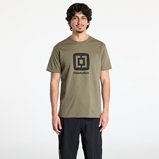 Marškinėliai Horsefeathers Fair T-Shirt Burnt Olive