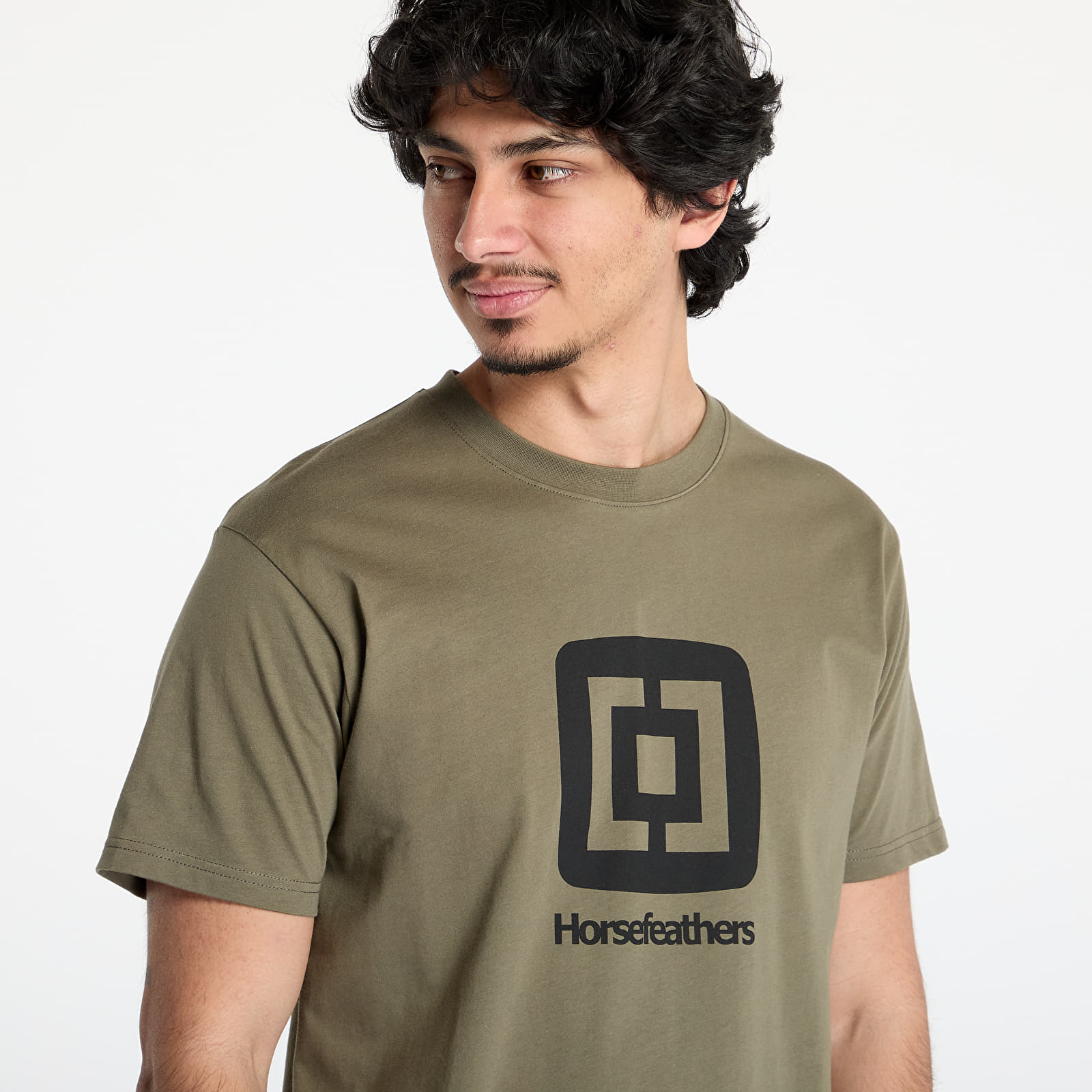 Tricouri  Horsefeathers Fair T-Shirt Burnt Olive
