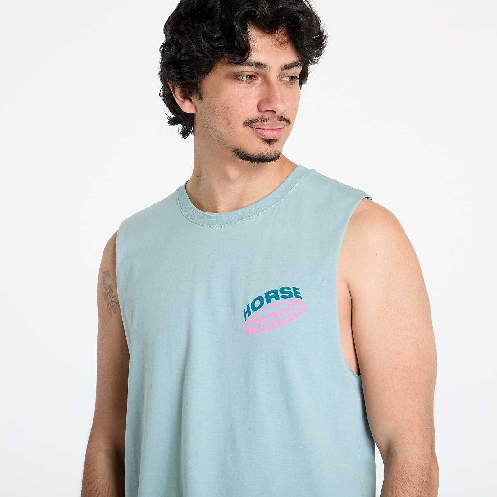 Vestes Horsefeathers Orbit Tank Blue Haze