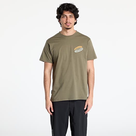 Marškinėliai Horsefeathers Orbit T-Shirt Burnt Olive