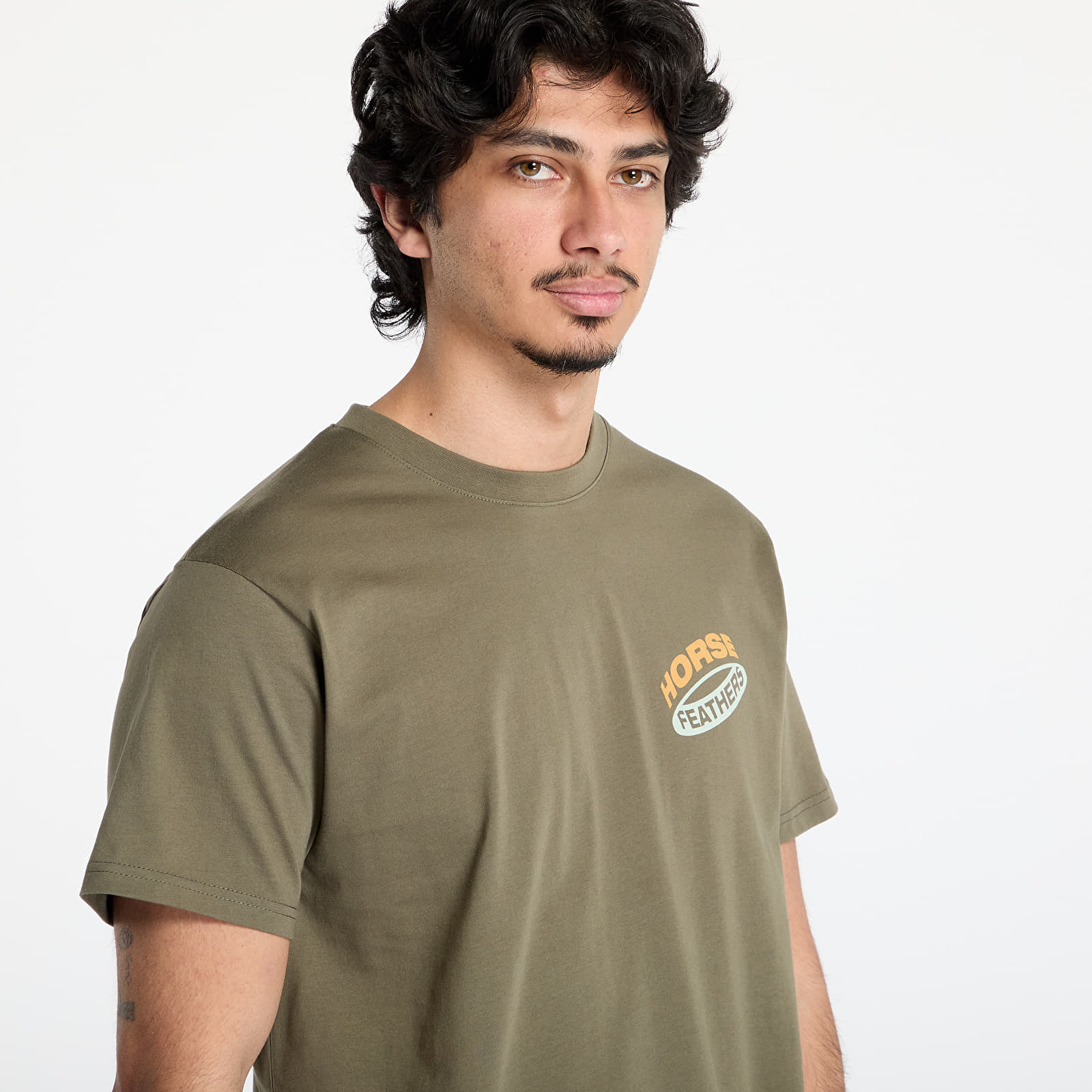 T-särgid Horsefeathers Orbit T-Shirt Burnt Olive