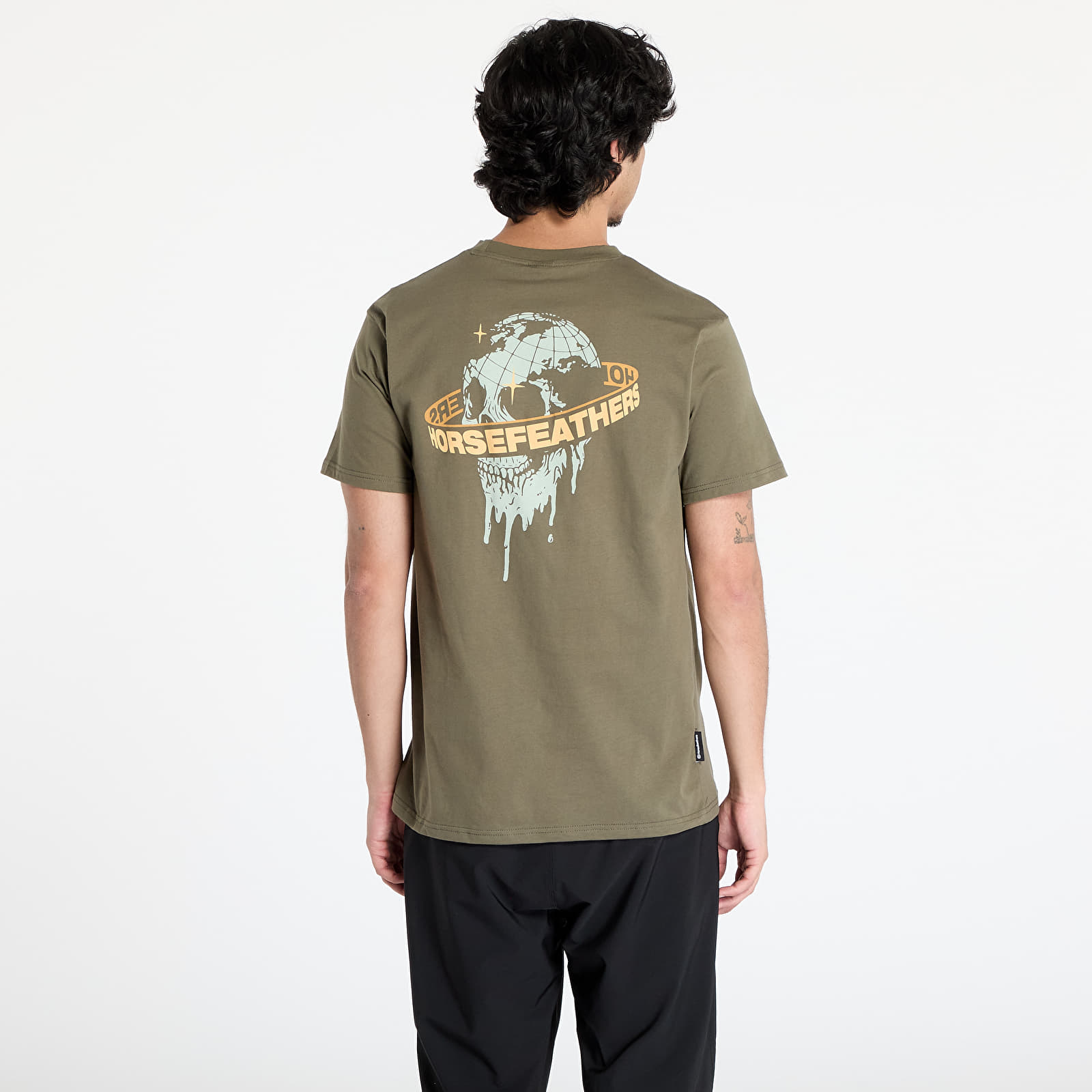 T-särgid Horsefeathers Orbit T-Shirt Burnt Olive