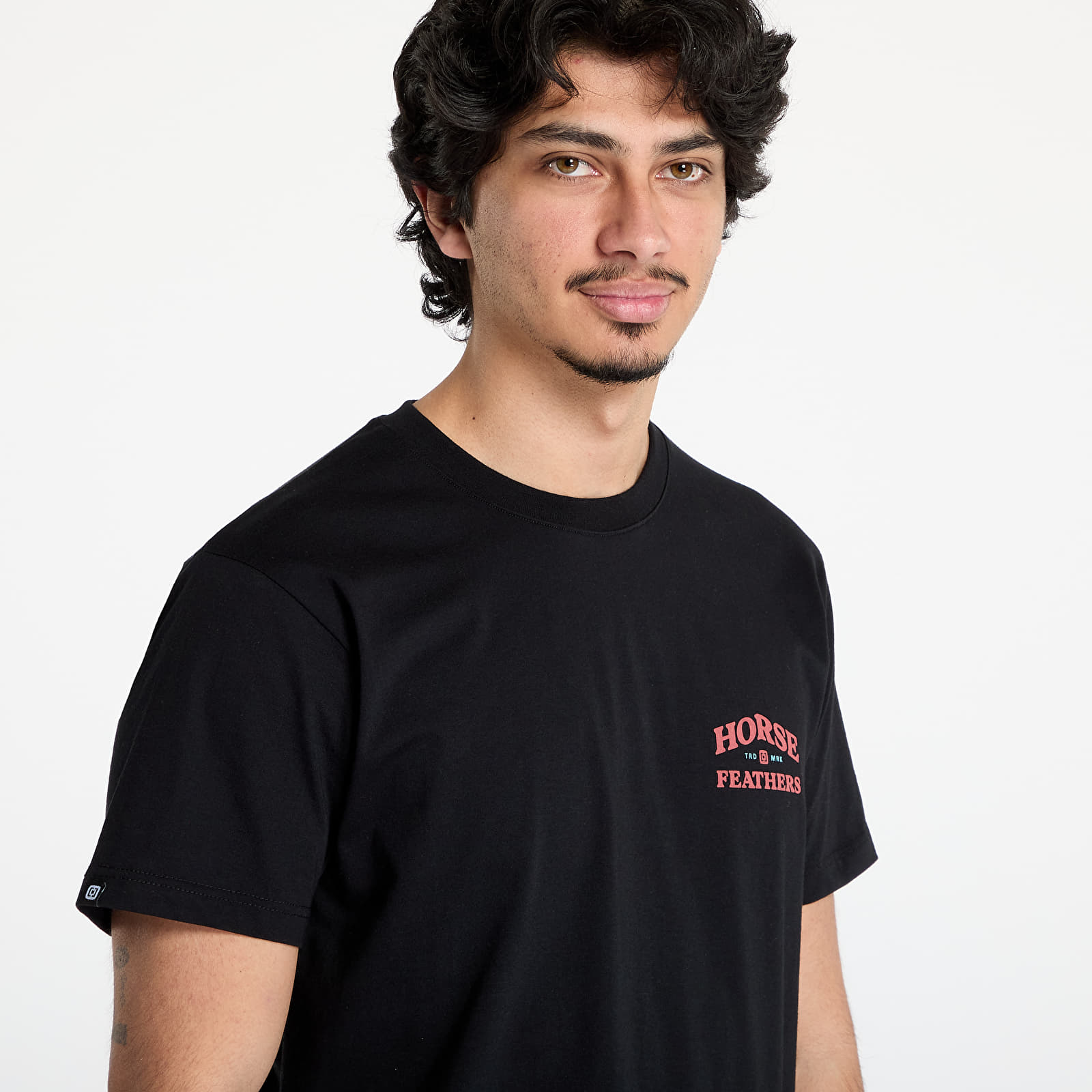 Tricouri  Horsefeathers Summit T-Shirt Black