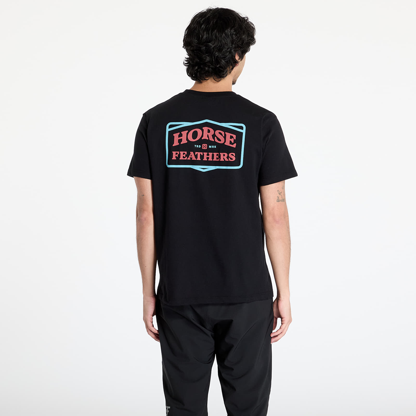Tricouri  Horsefeathers Summit T-Shirt Black