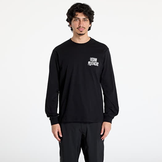 Marškinėliai Horsefeathers Xerox Long Sleeve T-Shirt Black