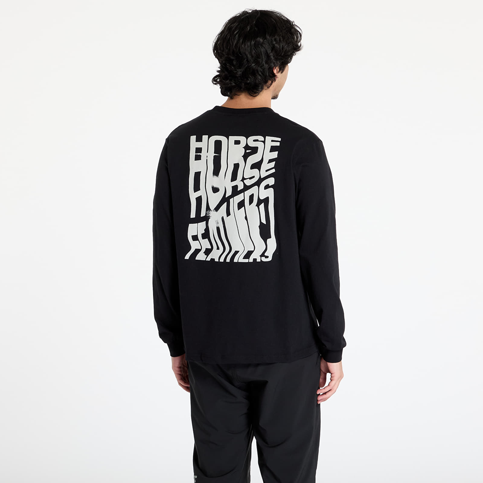 T-shirts Horsefeathers Xerox Long Sleeve T-Shirt Black