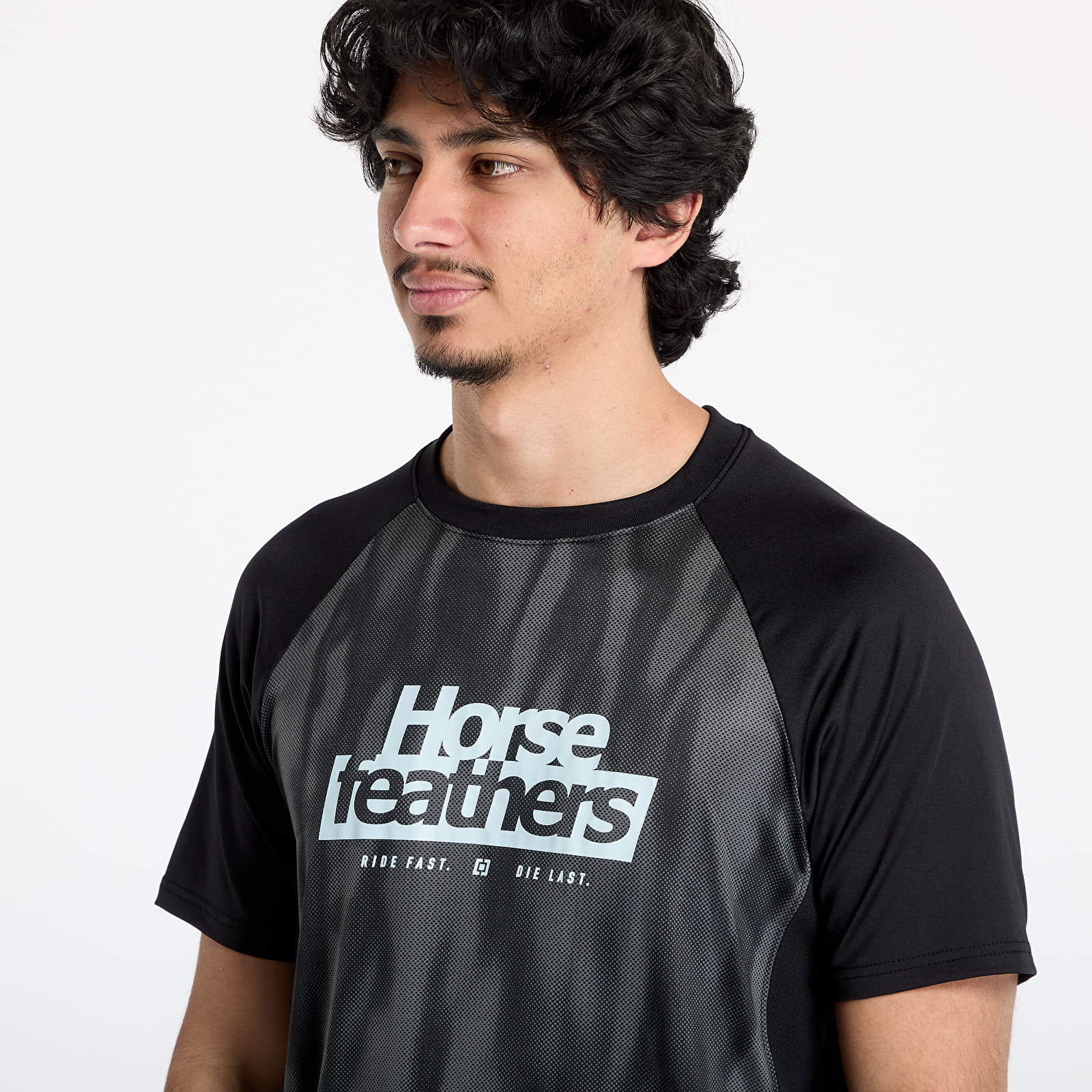 Camisetas Horsefeathers Spike Bike Jersey Halftone/ Black