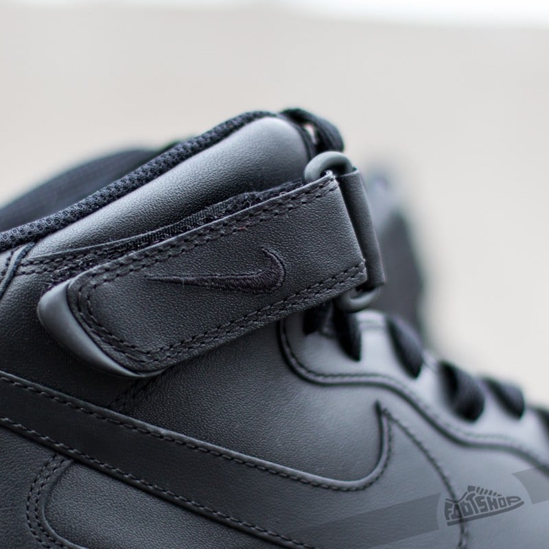 Zapatillas y zapatos para niños Nike Air Force 1 Mid (GS) Black/ Black