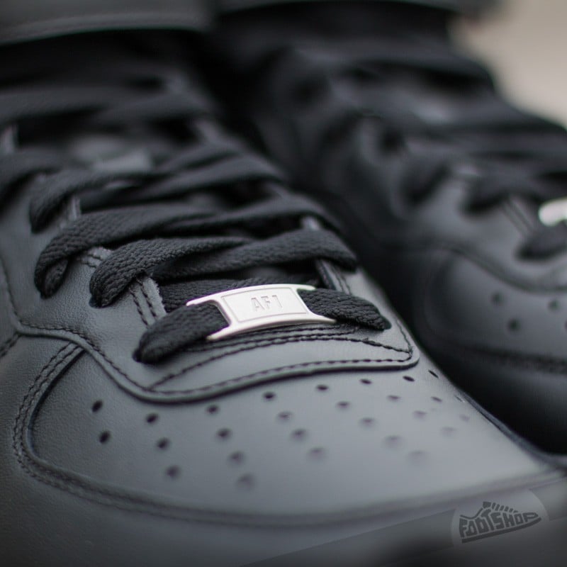 Zapatillas y zapatos para niños Nike Air Force 1 Mid (GS) Black/ Black
