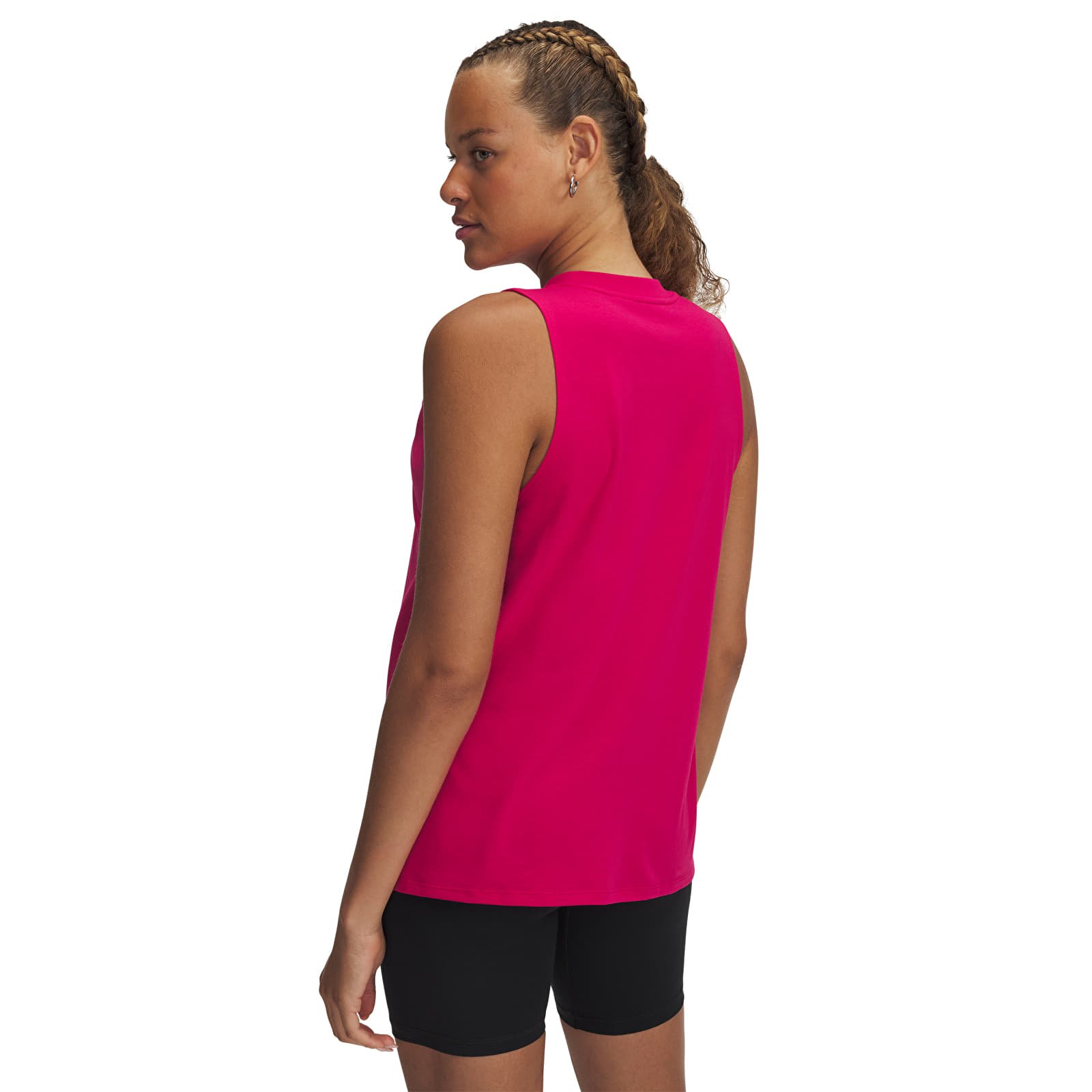 Sieviešu topi Under Armour Rival Muscle Tank Shaded Fuchsia/ White