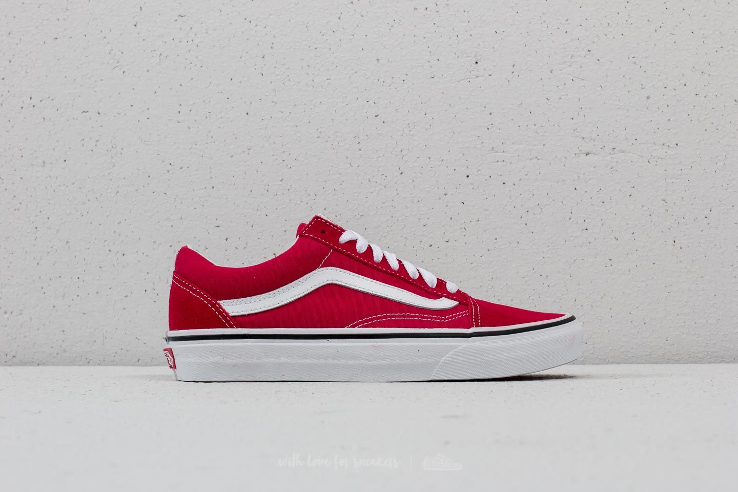 Men s shoes Vans Old Skool Crimson True White Footshop