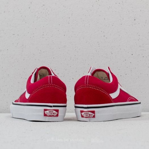 Vans old skool crimson hotsell red