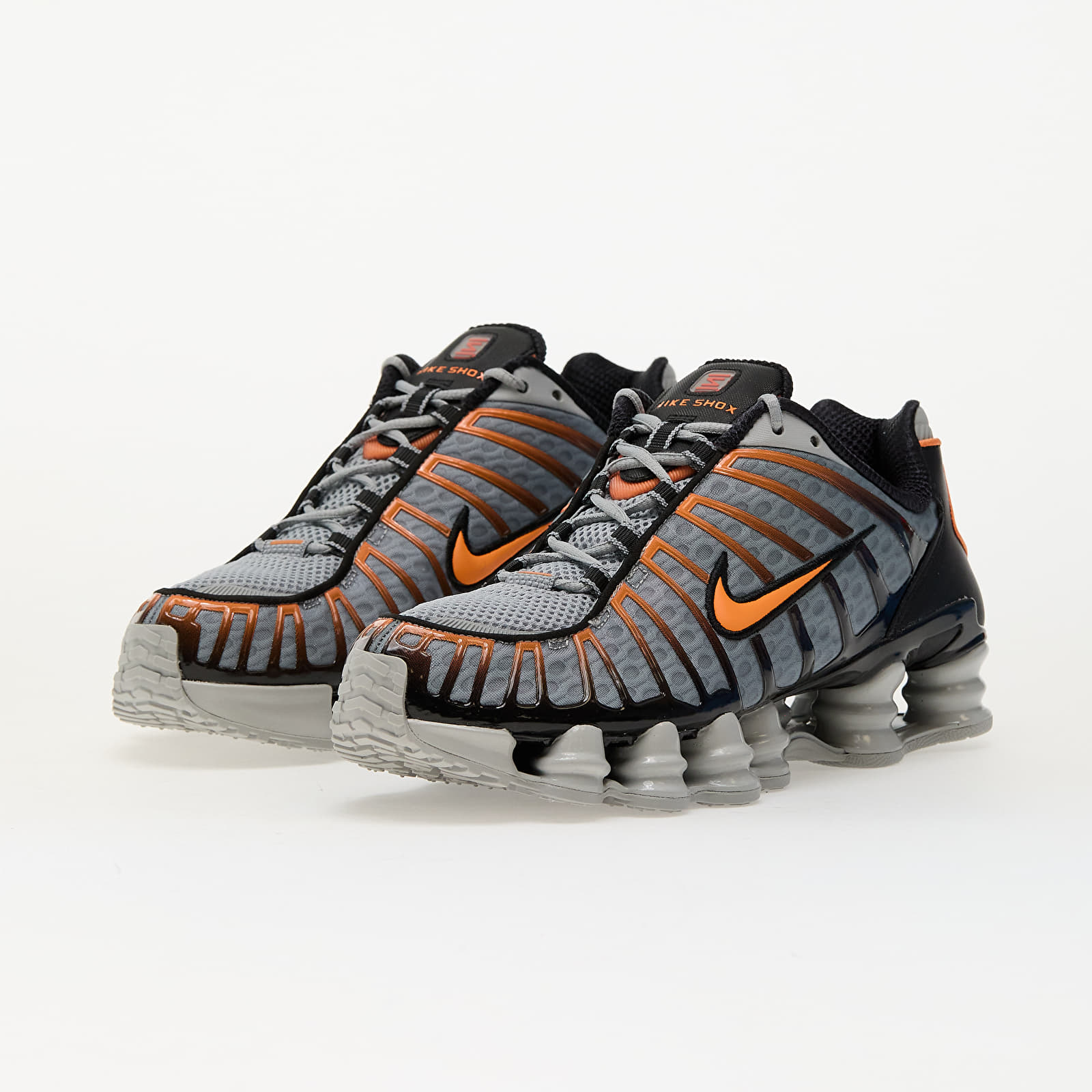 Pánske tenisky a topánky Nike Shox Tl Lt Smoke Grey/ Bright Mandarin-Black