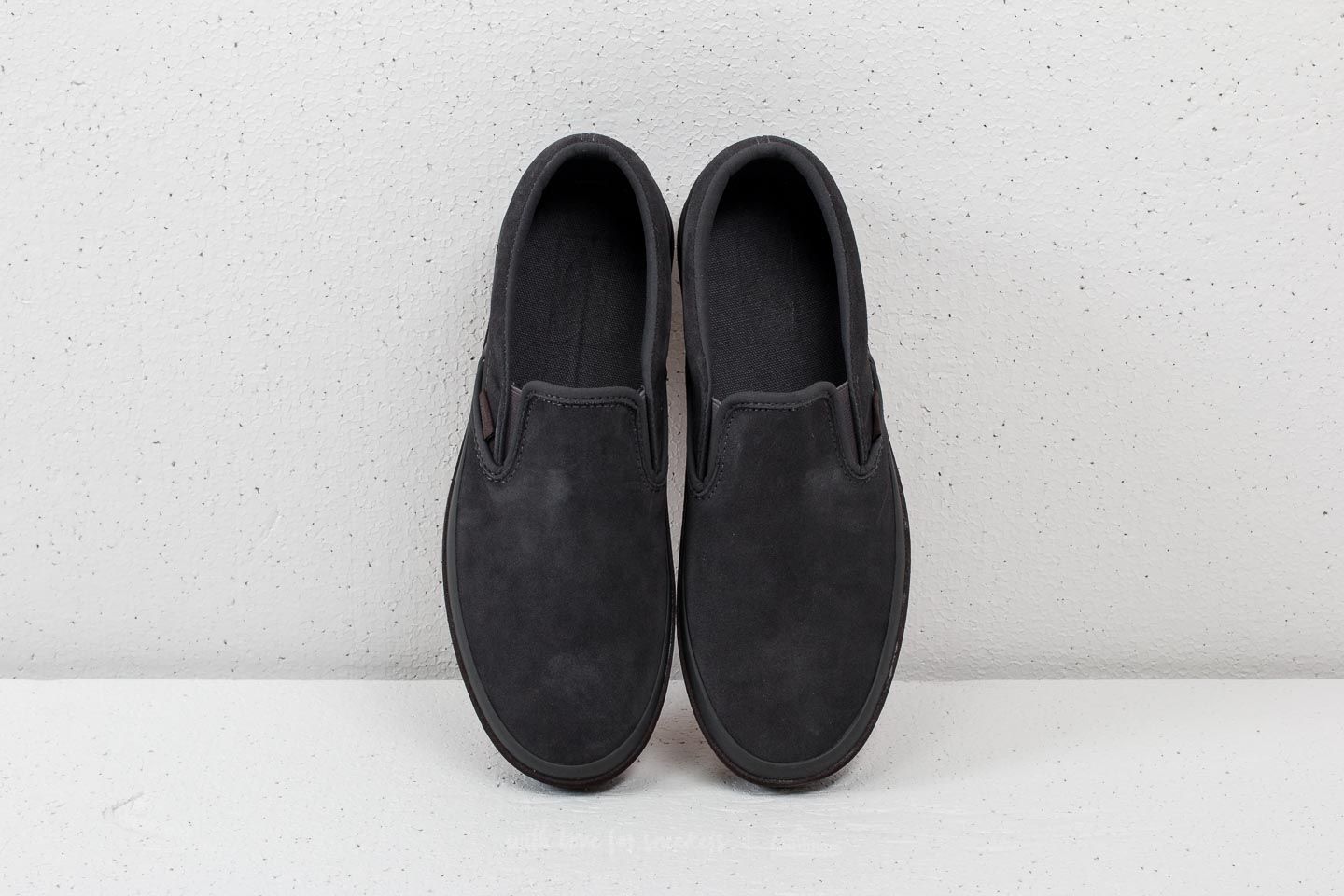Ženski čevlji Vans Classic Slip-On Platform (Suede Outsole) Asphalt/ Licorice