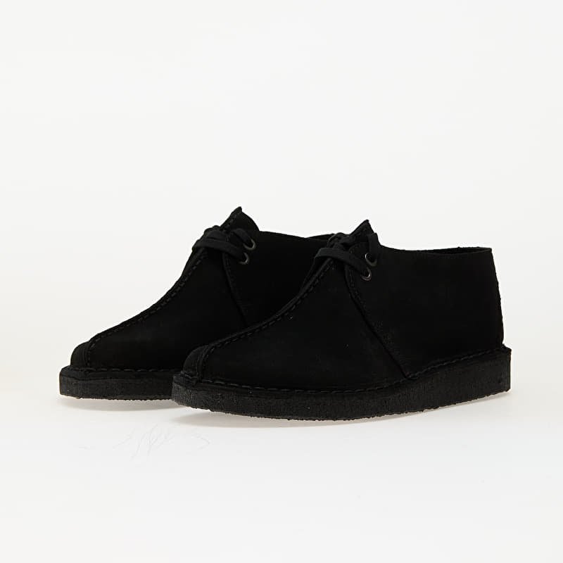 Clark’s Black スウェード28 Men's shoes Clarks Originals Desert Trek Black Suede (26155486