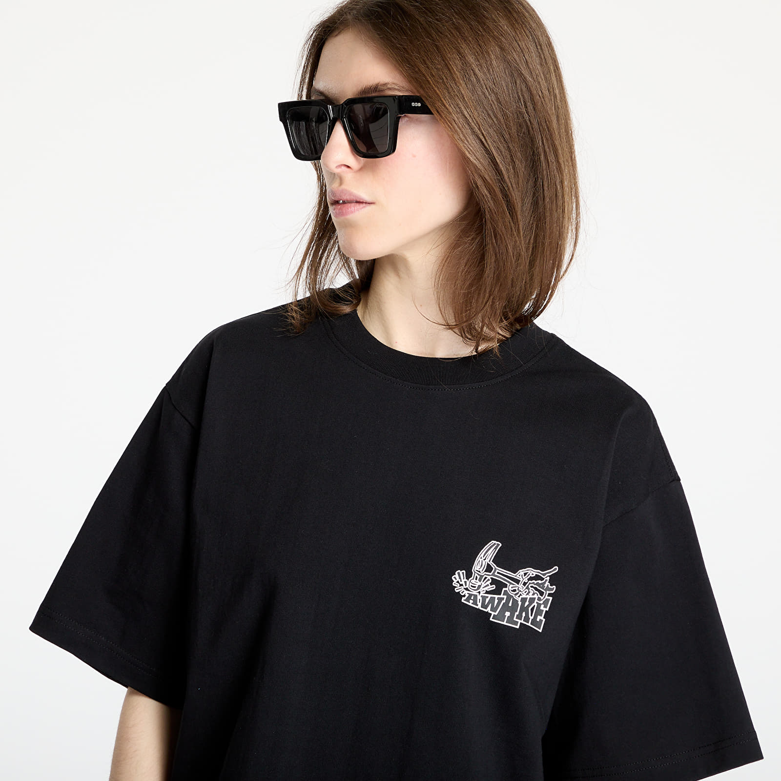 T-Shirts Awake NY Hammer SS Tee Black