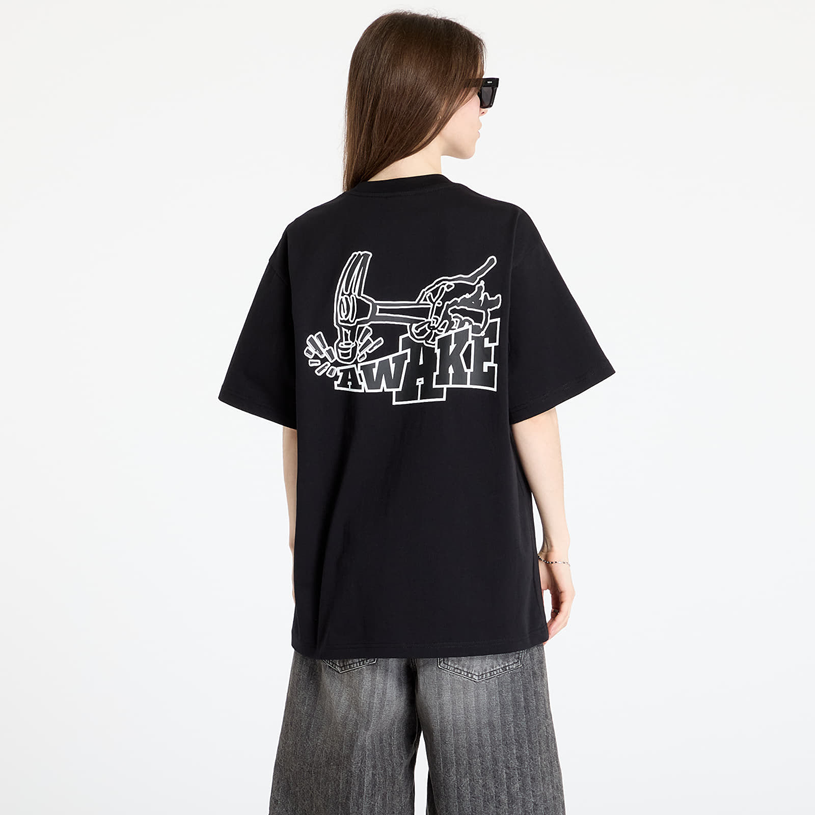 T-Shirts Awake NY Hammer SS Tee Black
