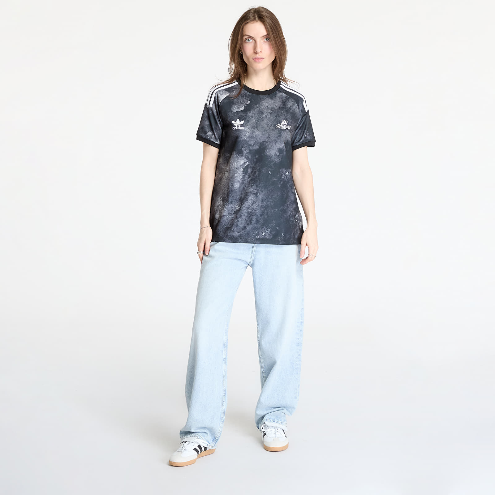 T-shirts adidas x 100 Thieves Jersey W Aop1Tm