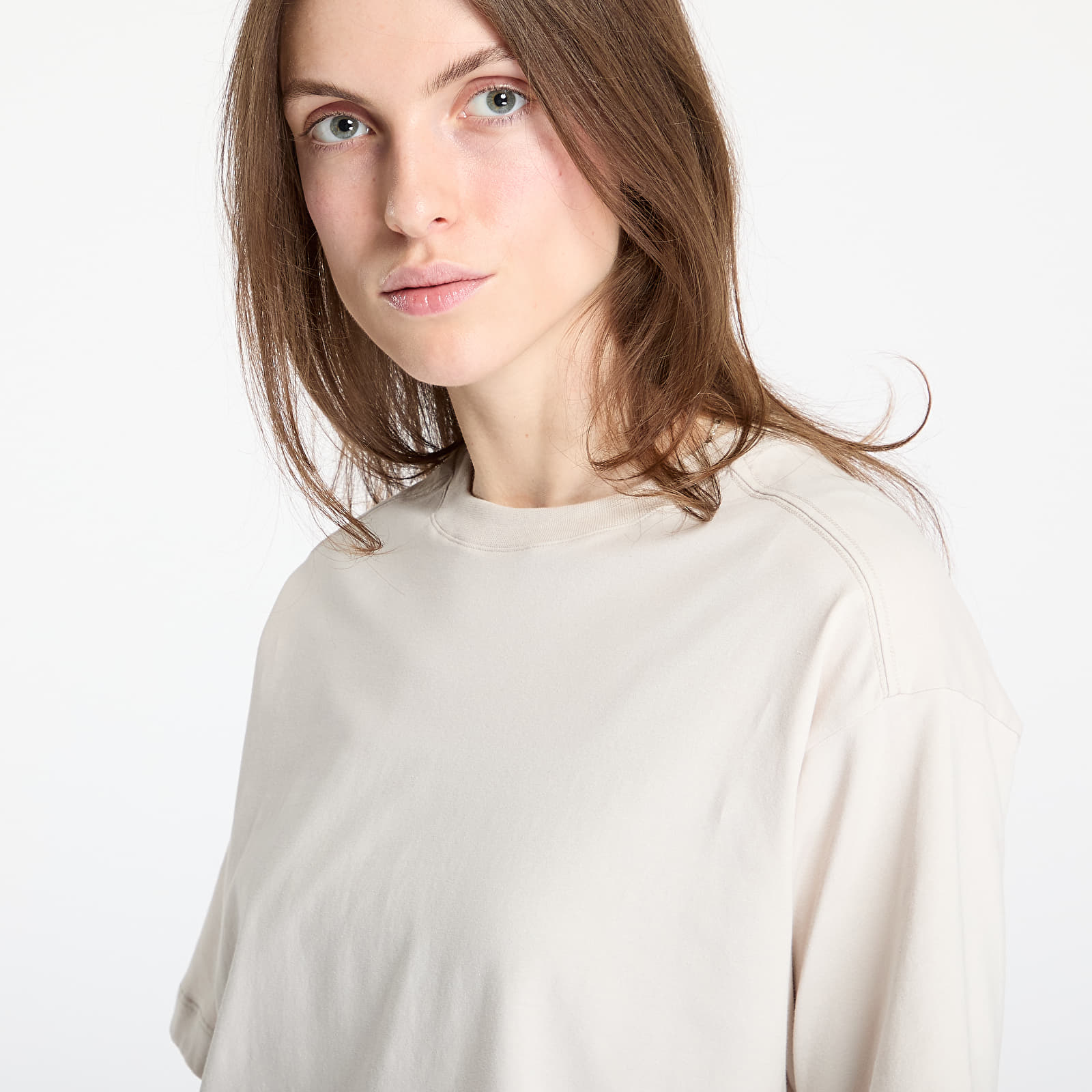 T-shirts til kvinder Craft Collective Relaxed Tee Beige