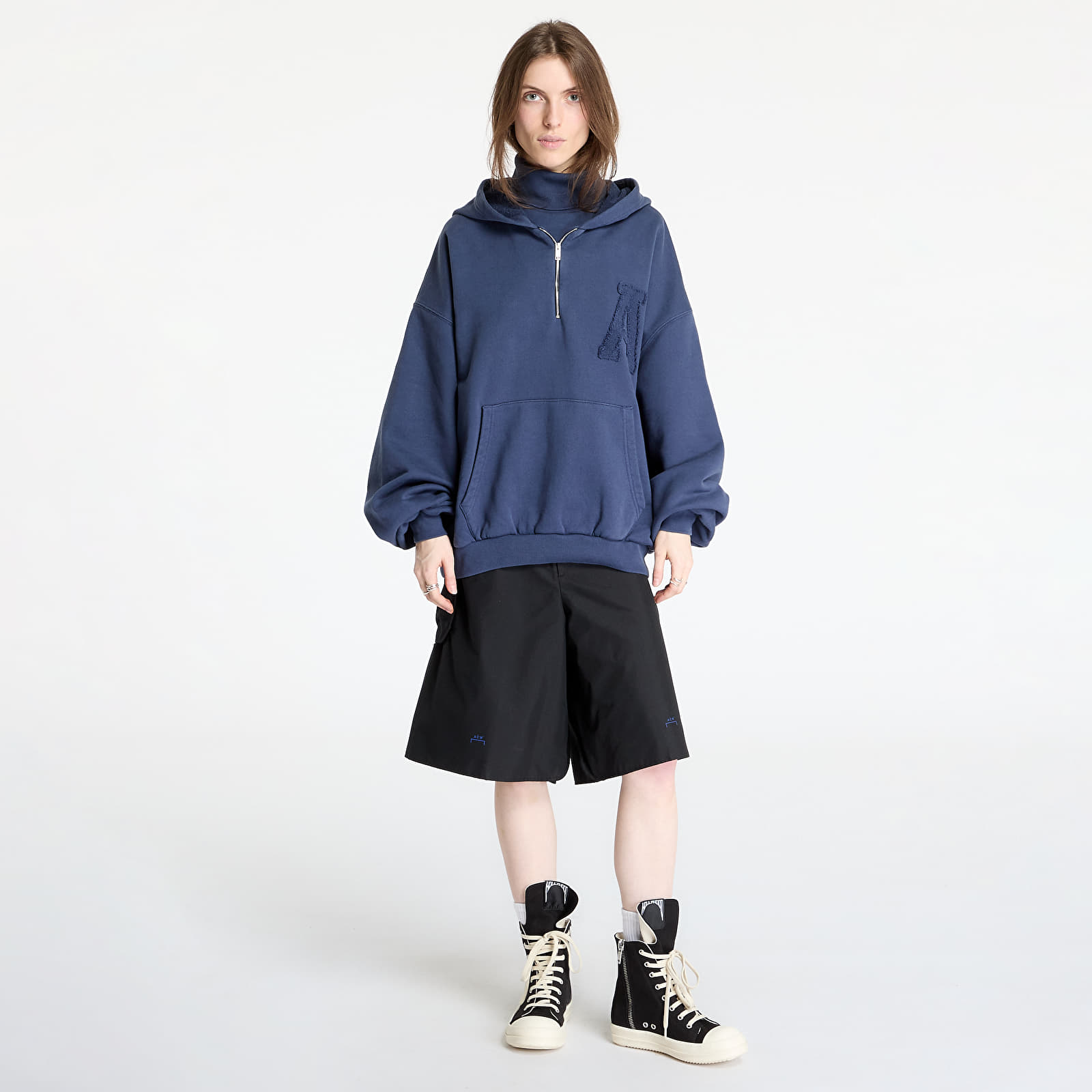 Hoodies and sweatshirts  Ambush Collar Rib Sweatshirt Insignia Blue