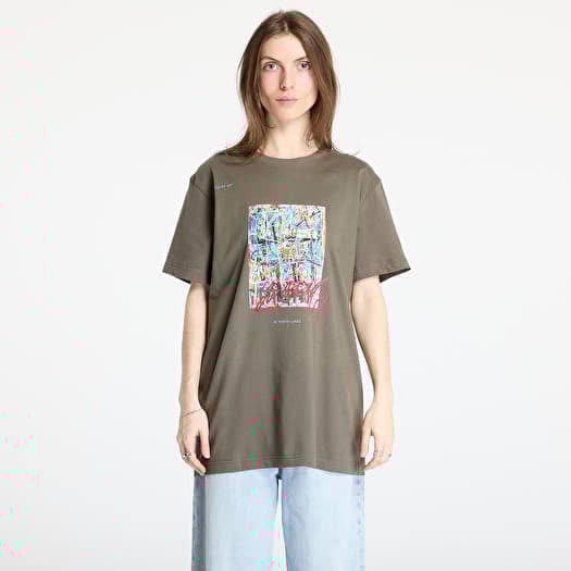 T-shirt Footshop x Martin Lukáč Colouring Outside The Lines T-Shirt UNISEX Shale